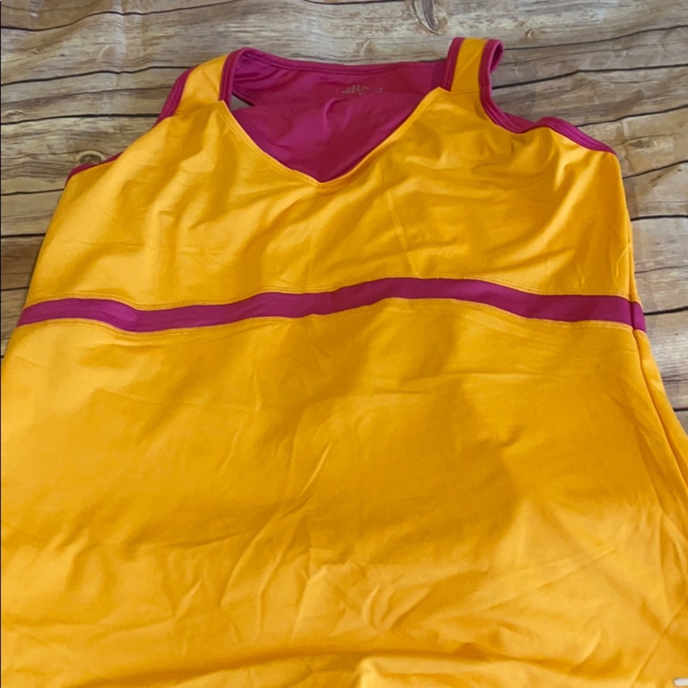 Orange and pink tank